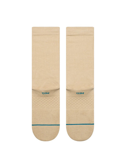 STANCE ICON CREW SOCKS SAND