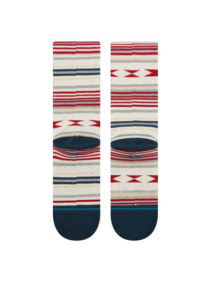 STANCE VISTA CRUZ CREW SOCKS VINTAGE WHITE