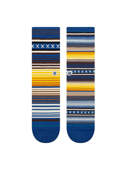 STANCE CURREN CREW SOCKS BLUE