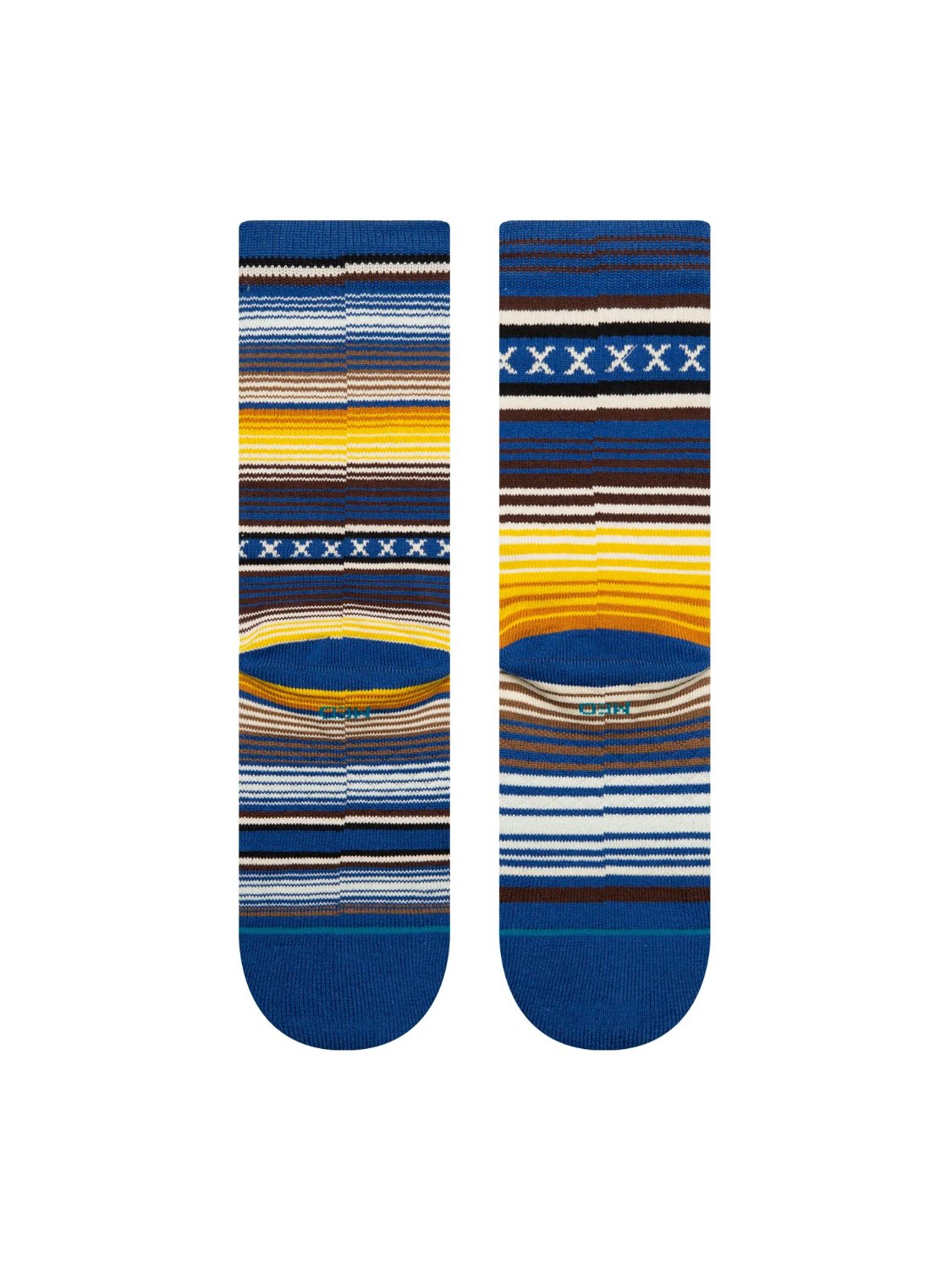 STANCE CURREN CREW SOCKS BLUE