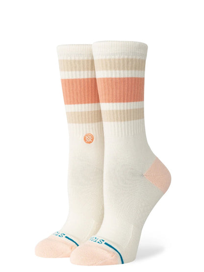 STANCE BOYD CREW SOCKS PEACH