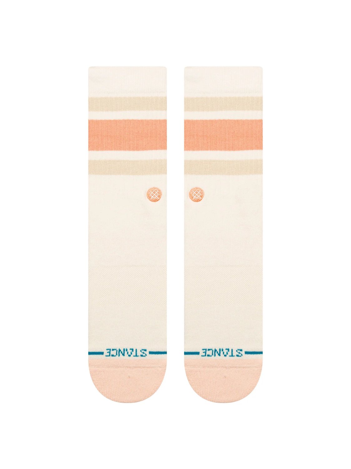 STANCE BOYD CREW SOCKS PEACH