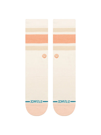 STANCE BOYD CREW SOCKS PEACH