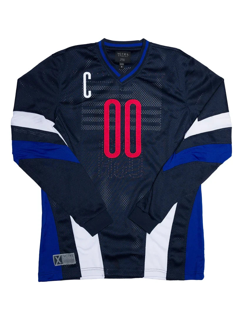 10 DEEP CENTER ICE HOCKEY JERSEY NAVY