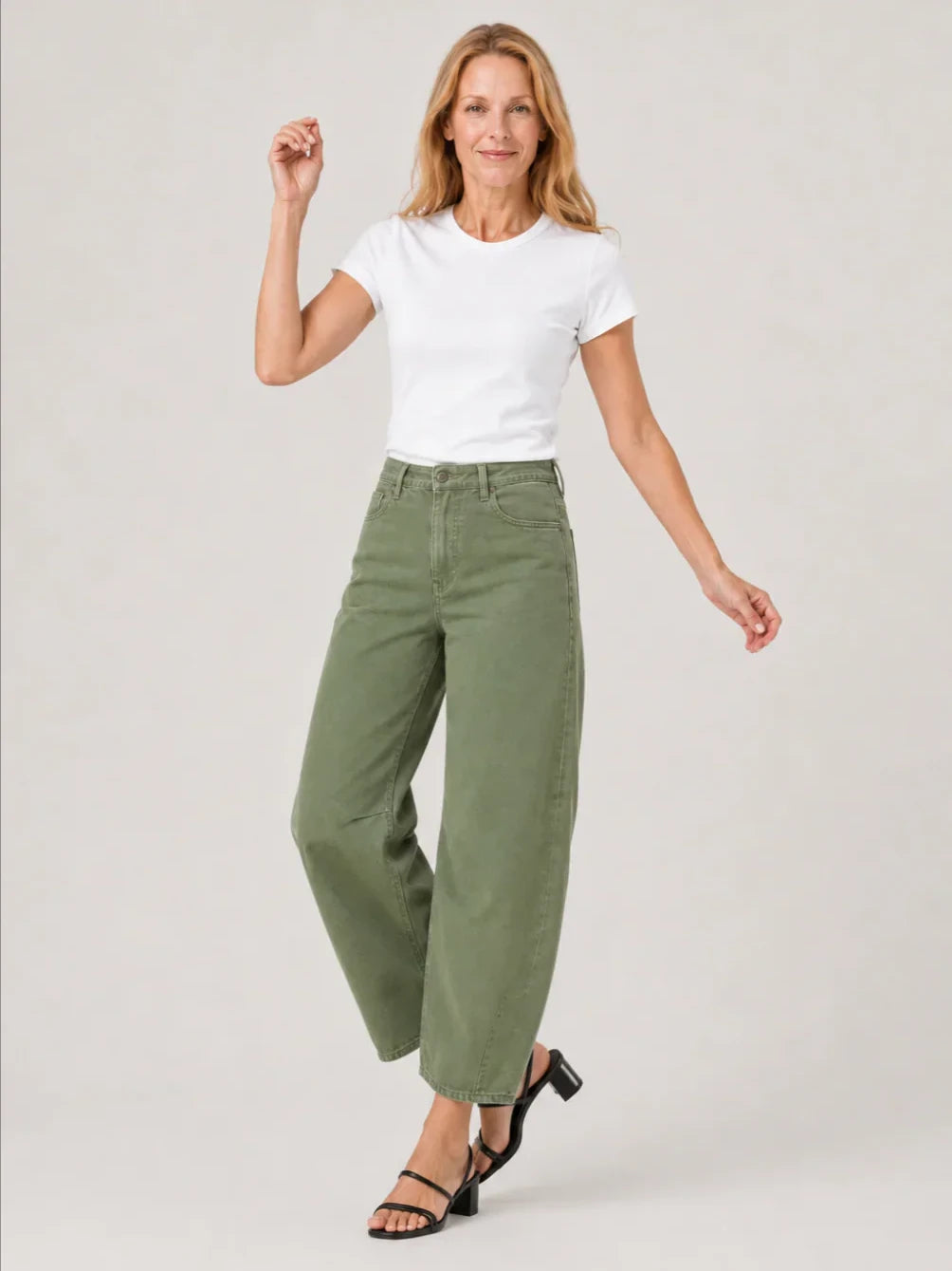 OLIVER LOGAN ELMORE HORSESHOE LEG OLIVE GREEN 