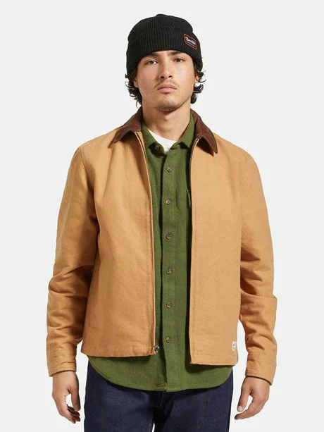 BRIXTON MECHANIC GARAGE JACKET TOBACCO BROWN