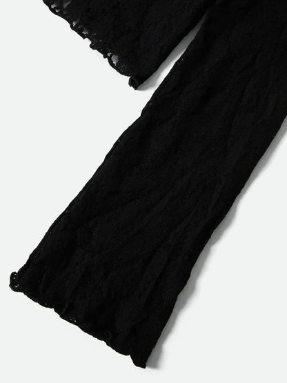 BRIXTON DOLLY SLIM LS KNIT TOP BLACK 