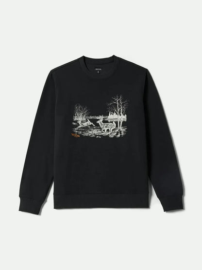 BRIXTON GALLOP CREW BLACK 