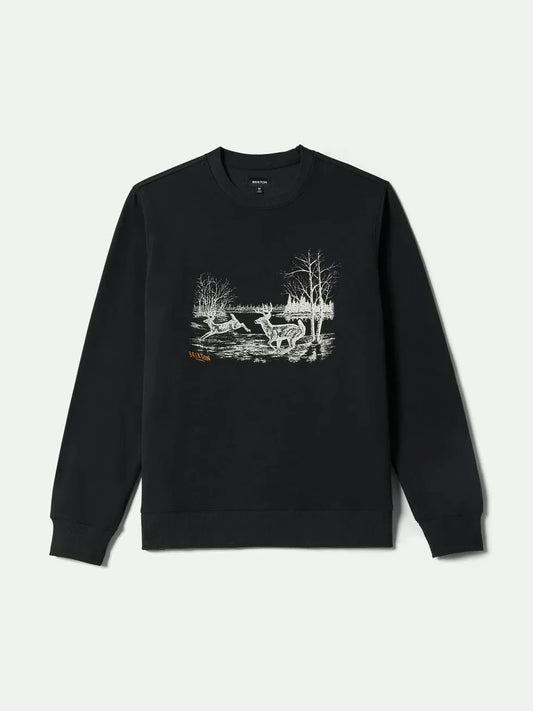 BRIXTON GALLOP CREW BLACK 