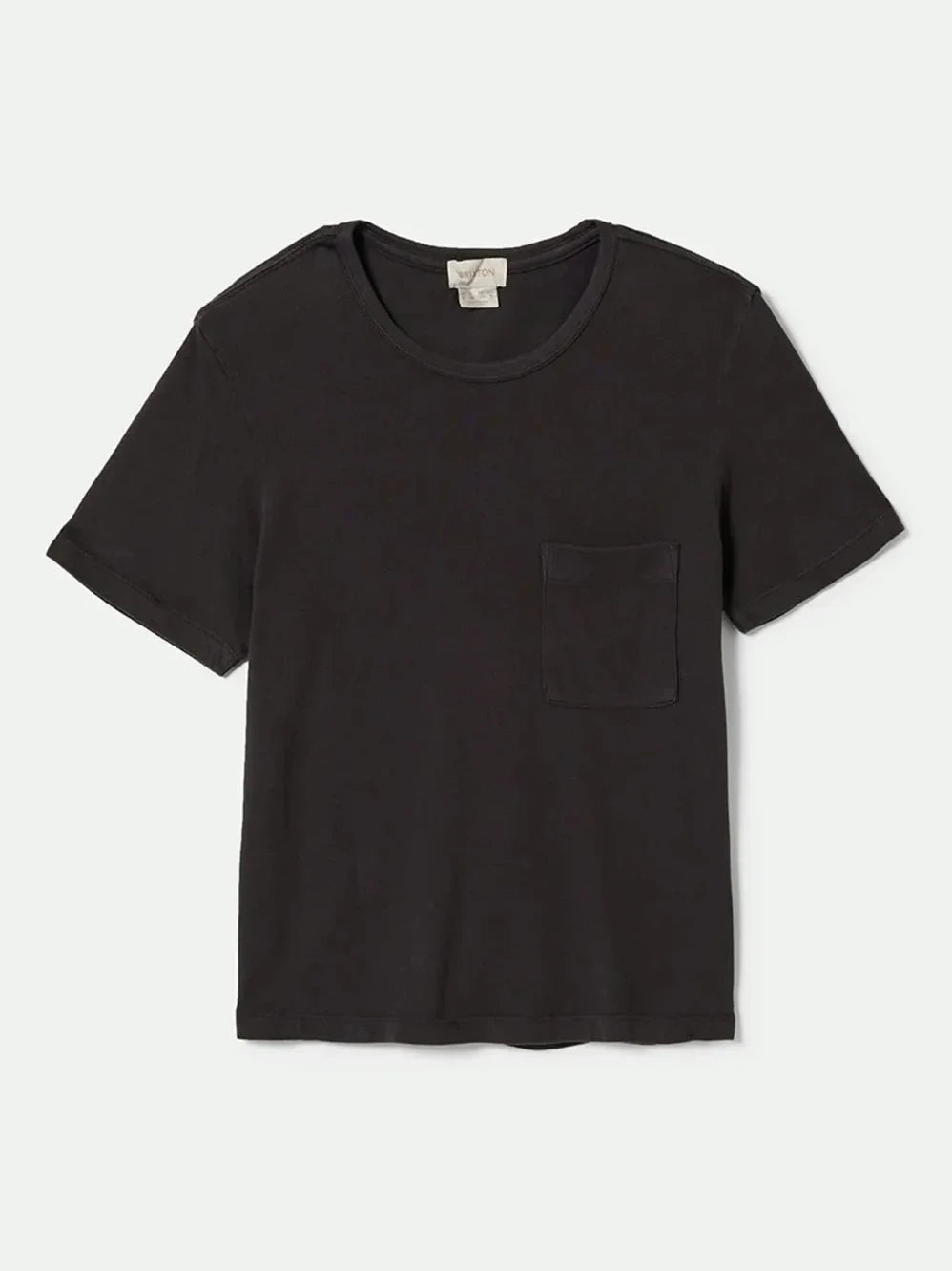 BRIXTON CAREFREE ORGANIC GARMENT DYE PERFECT TEE BLACK 