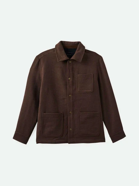 BRIXTON SHOP CHORE COAT PINECONE BROWN