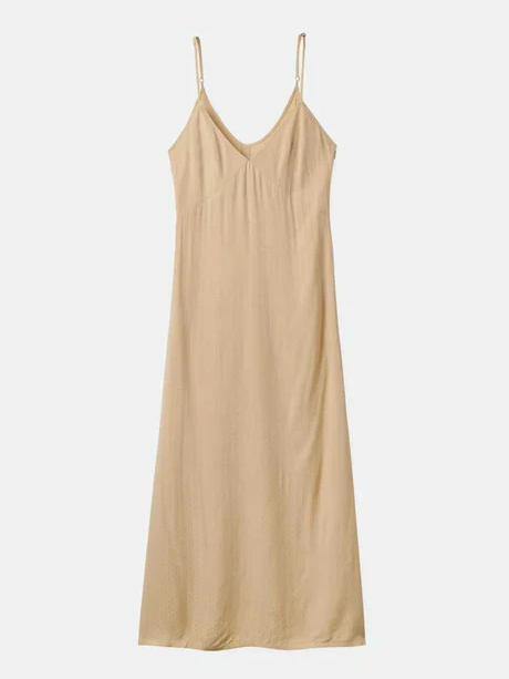 BRIXTON VINTAGE SLIP DRESS VINTAGE WHITE