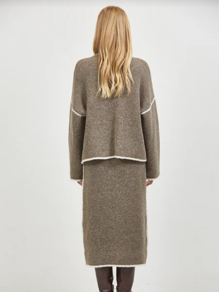 A.REN BRIENNE SWEATER MOCHA 