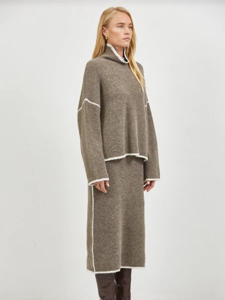 A.REN BRIENNE SWEATER MOCHA 