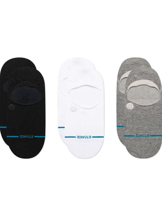 STANCE ICON NO SHOW SOCKS 3PK MULTI 