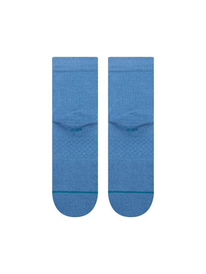 STANCE ICON QUARTER SOCKS CAPRI BLUE