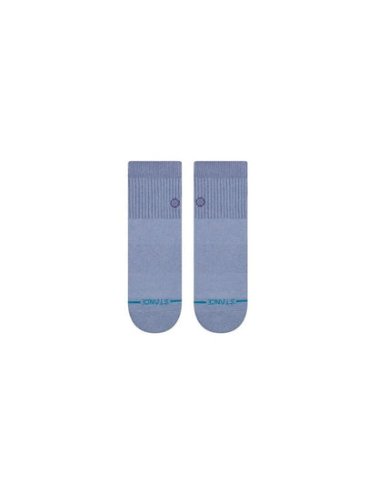 STANCE ICON POP QUARTER SOCKS STONE BLUE