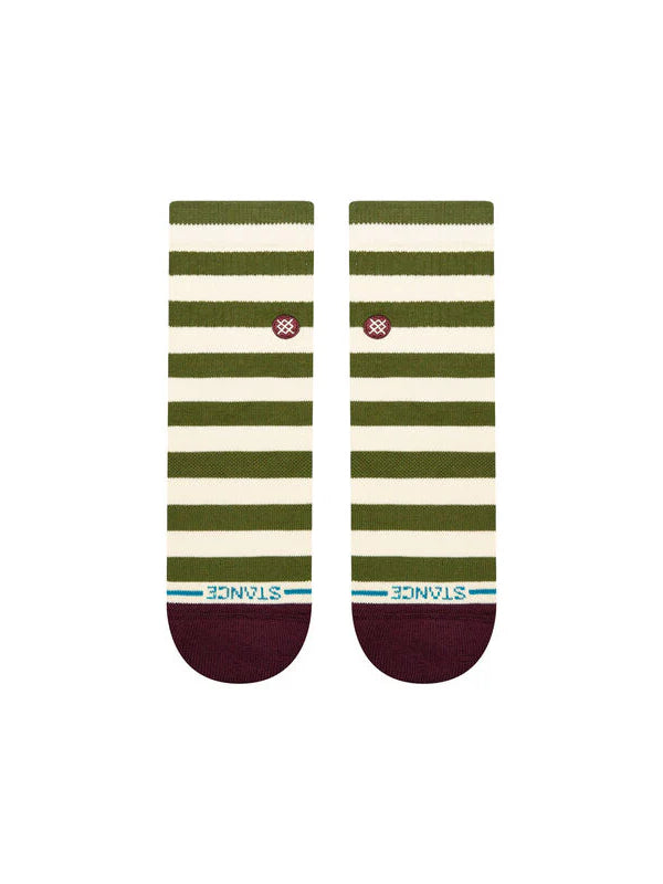 STANCE BRETON QTR SOCKS GREEN