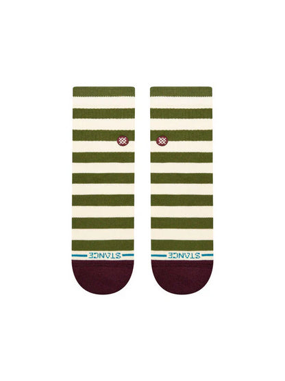 STANCE BRETON QTR SOCKS GREEN