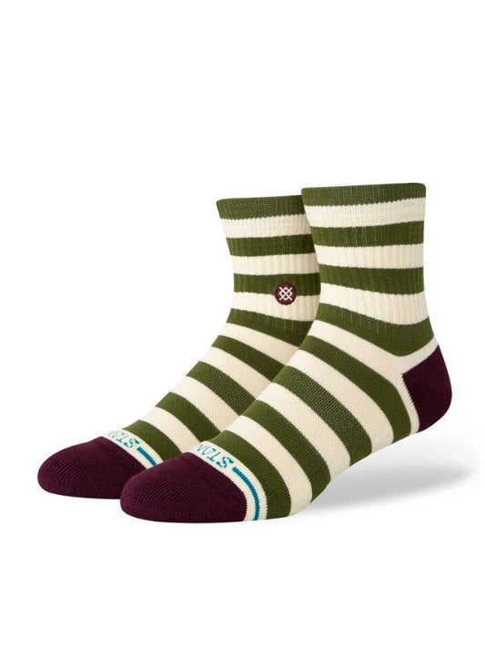 STANCE BRETON QTR SOCKS GREEN