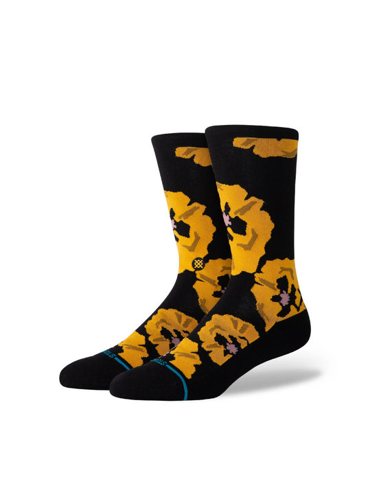 STANCE POPPYLAND CREW SOCKS BLACK