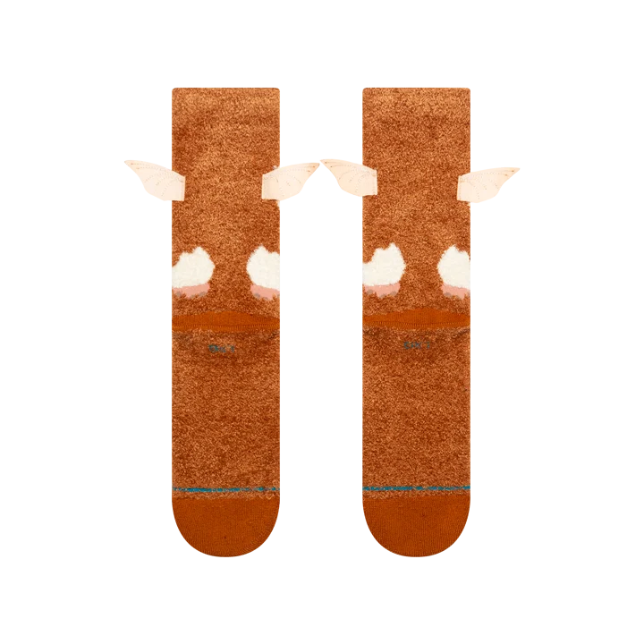 STANCE GIZMO CREW SOCKS BROWN 