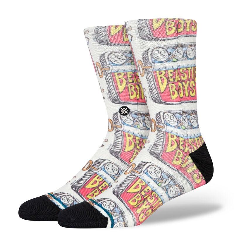 STANCE CANNED POLY CREW SOCKS OFF WHITE