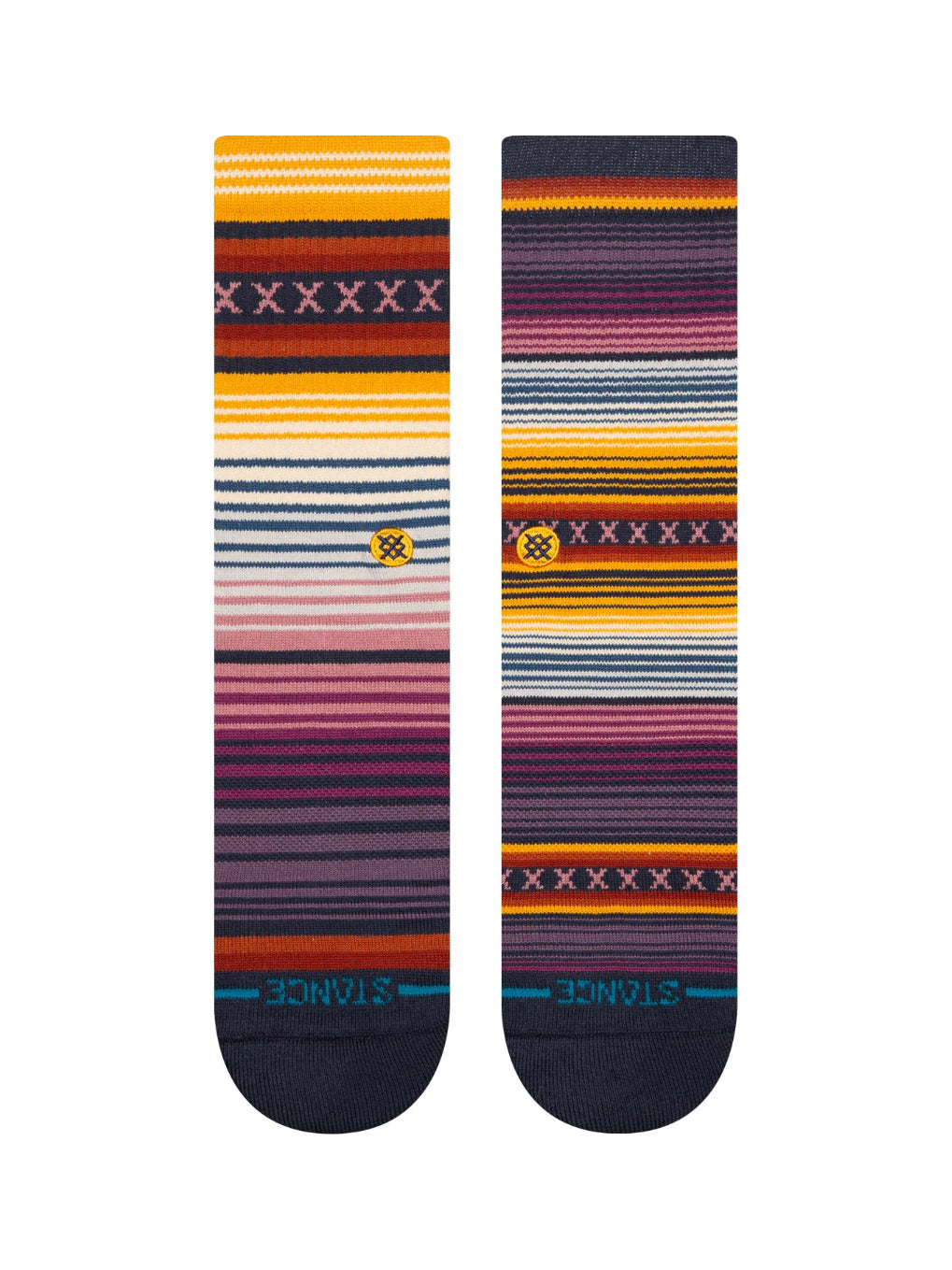 STANCE CURREN CREW SOCKS GRAPE