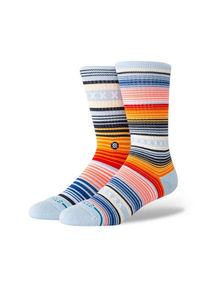 STANCE CURREN ST CREW SOCKS ICE BLUE