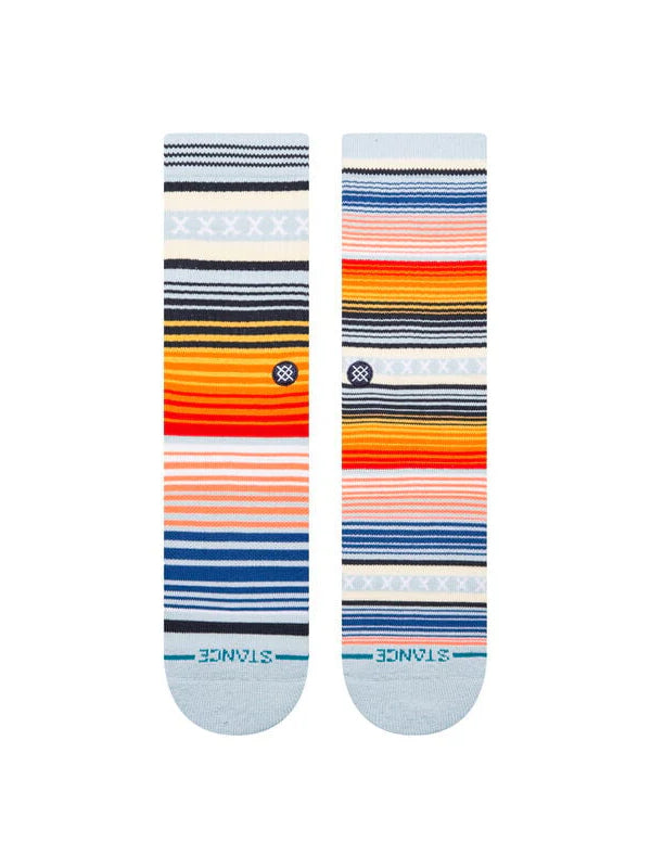 STANCE CURREN ST CREW SOCKS ICE BLUE