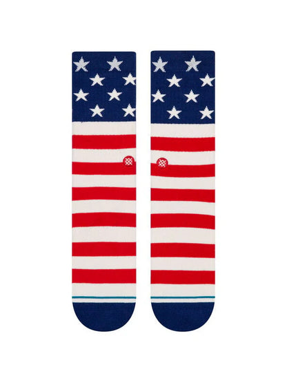 STANCE THE FOURTH ST CREW SOCKS RED