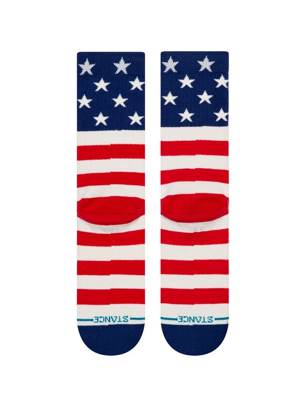 STANCE THE FOURTH ST CREW SOCKS RED