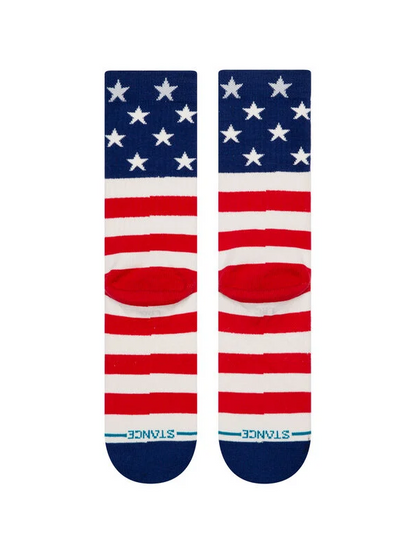 STANCE THE FOURTH ST CREW SOCKS RED