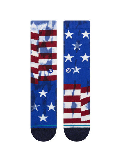 STANCE THE BANNER CREW SOCKS NAVY