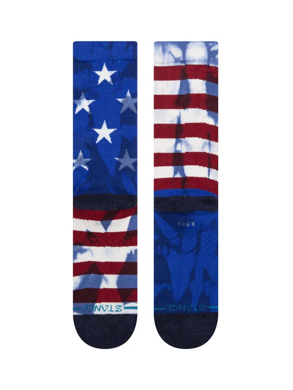 STANCE THE BANNER CREW SOCKS NAVY