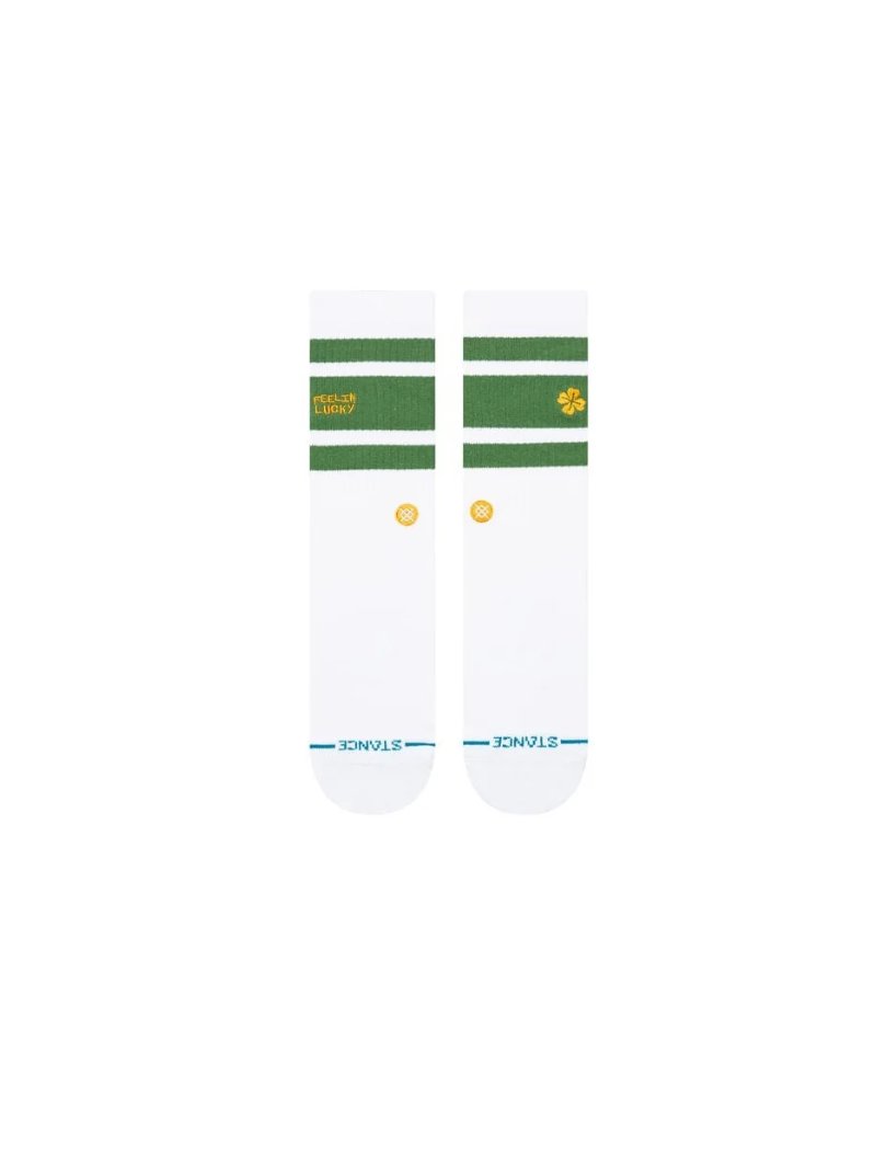 STANCE FEELIN LUCKY COTTON CREW SOCKS GREEN