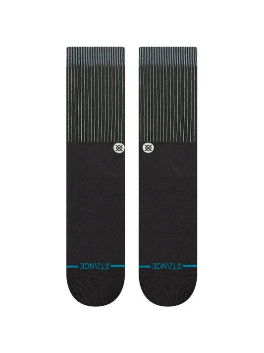 STANCE ICON POP CREW BLACK/TEAL