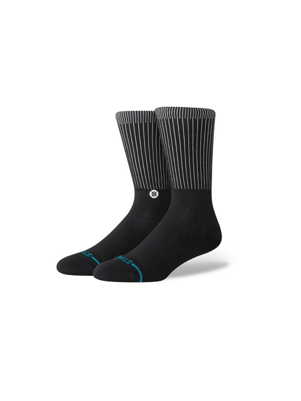 STANCE ICON POP CREW SOCKS BLACK