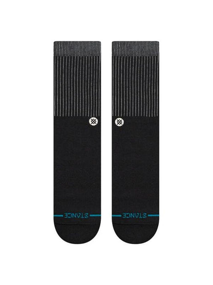 STANCE ICON POP CREW SOCKS BLACK