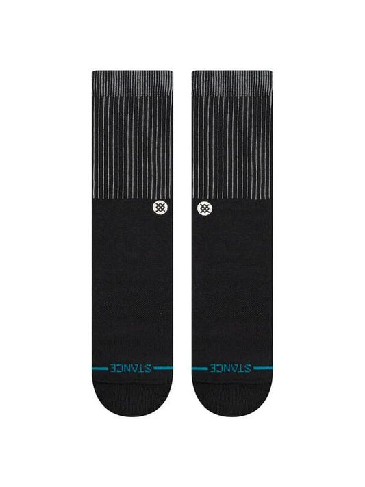 STANCE ICON POP CREW SOCKS BLACK