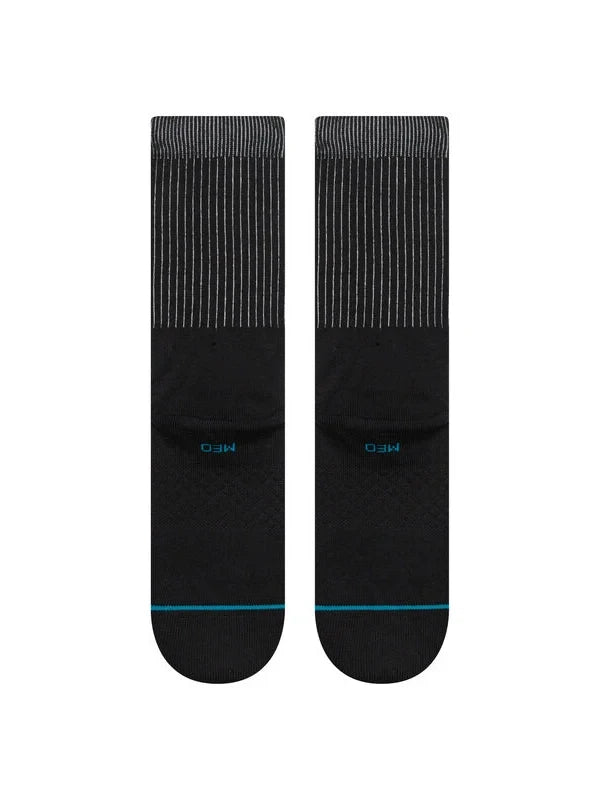 STANCE ICON POP CREW SOCKS BLACK