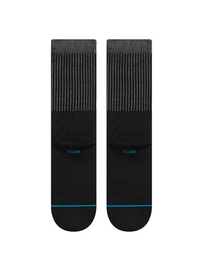 STANCE ICON POP CREW SOCKS BLACK