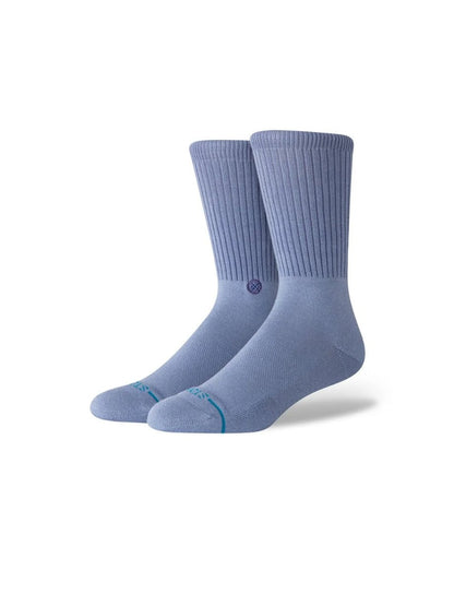 STANCE ICON POP CREW SOCKS STONE BLUE