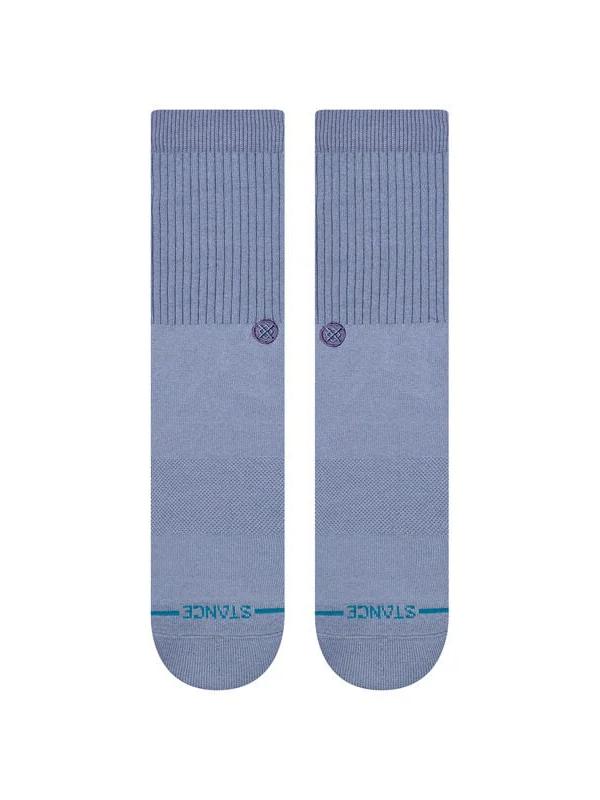 STANCE ICON POP CREW SOCKS STONE BLUE