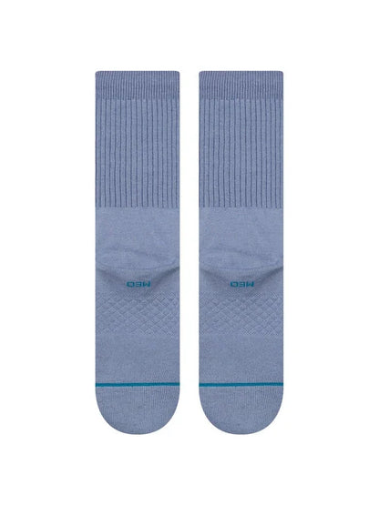 STANCE ICON POP CREW SOCKS STONE BLUE