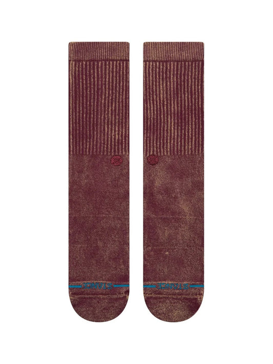 STANCE ICON CREW SOCKS DYED FIG