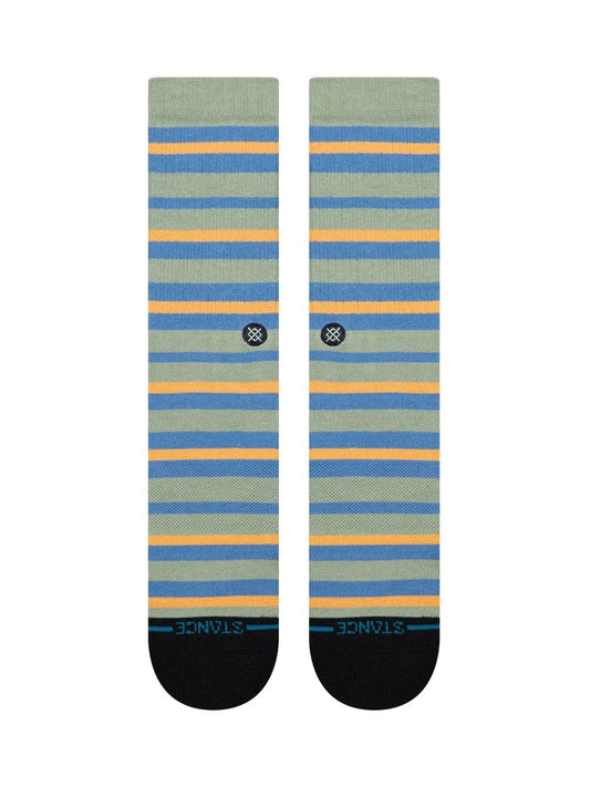 STANCE BRETT CREW SOCKS LIGHT GREEN
