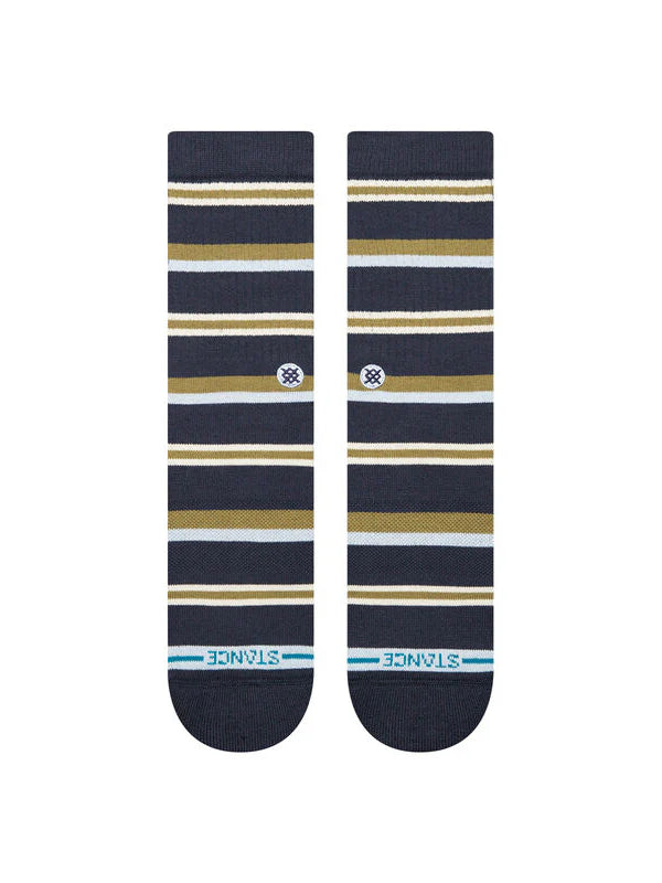 STANCE HUDSON COTTON CREW SOCKS NAVY