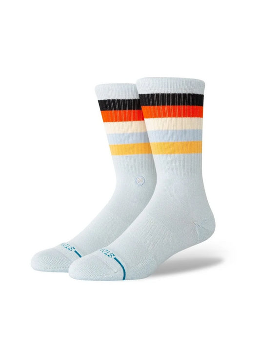 STANCE MALIBOO COTTON CREW SOCKS ICE BLUE