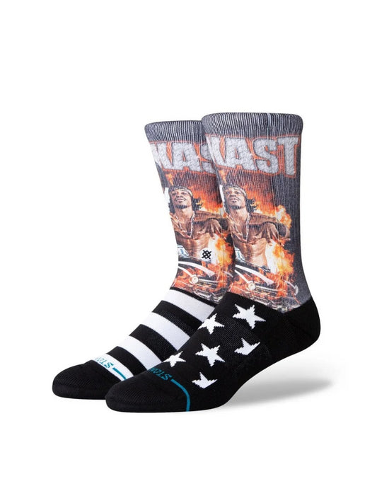 STANCE STANKONIA POLY CREW SOCKS BLACK